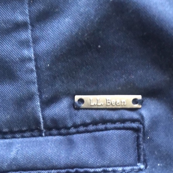 L.L. Bean Favorite Fit Size 4 Navy Trousers - Picture 5 of 12